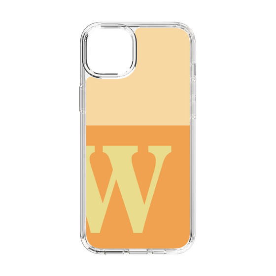 Slim Protection Case［ Original - initial two tone - W orange ］