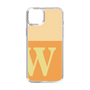 Slim Protection Case［ Original - initial two tone - W orange ］
