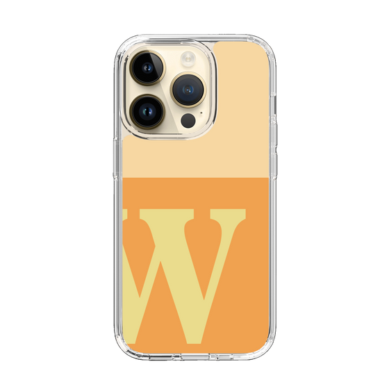 Slim Protection Case［ Original - initial two tone - W orange ］
