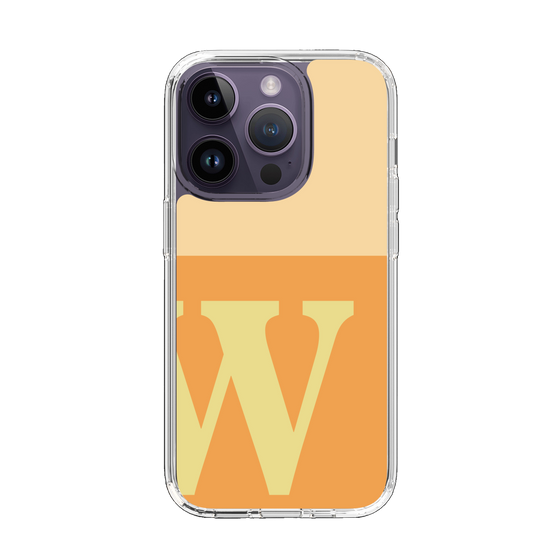 Slim Protection Case［ Original - initial two tone - W orange ］