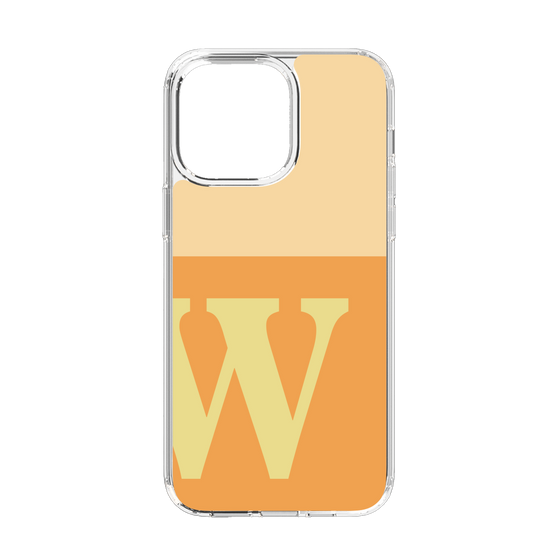 Slim Protection Case［ Original - initial two tone - W orange ］