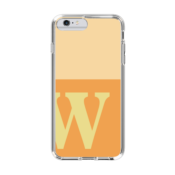 Slim Protection Case［ Original - initial two tone - W orange ］
