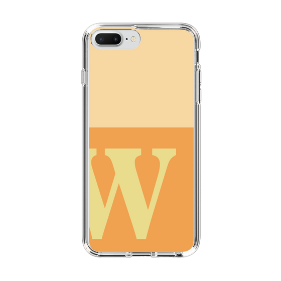 Slim Protection Case［ Original - initial two tone - W orange ］
