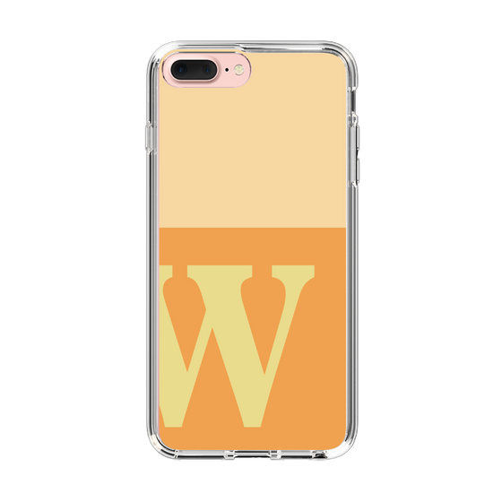 Slim Protection Case［ Original - initial two tone - W orange ］