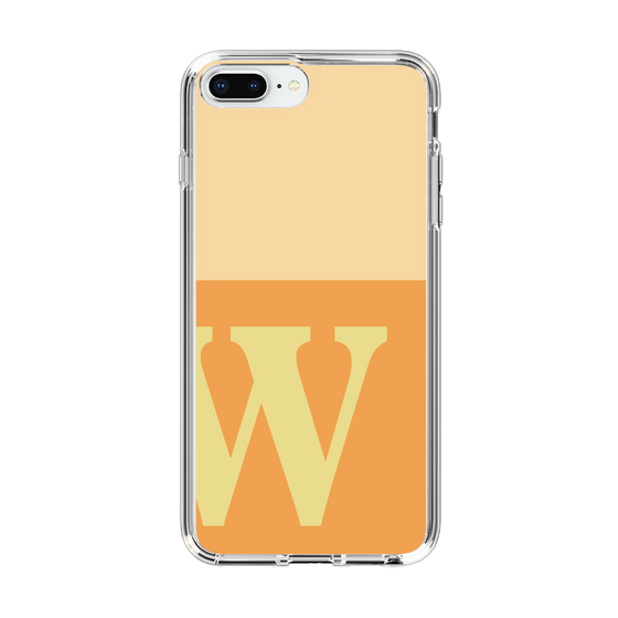 Slim Protection Case［ Original - initial two tone - W orange ］