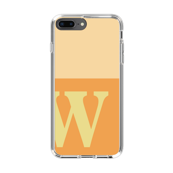 Slim Protection Case［ Original - initial two tone - W orange ］