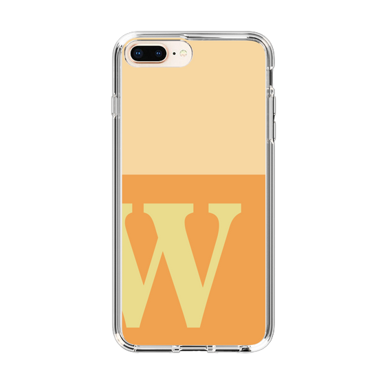 Slim Protection Case［ Original - initial two tone - W orange ］