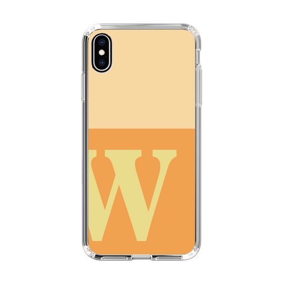 Slim Protection Case［ Original - initial two tone - W orange ］