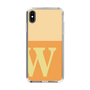 Slim Protection Case［ Original - initial two tone - W orange ］