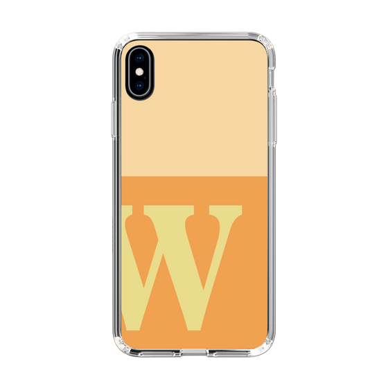 Slim Protection Case［ Original - initial two tone - W orange ］