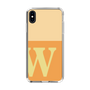 Slim Protection Case［ Original - initial two tone - W orange ］