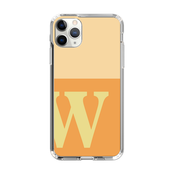 Slim Protection Case［ Original - initial two tone - W orange ］