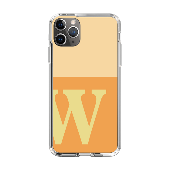 Slim Protection Case［ Original - initial two tone - W orange ］