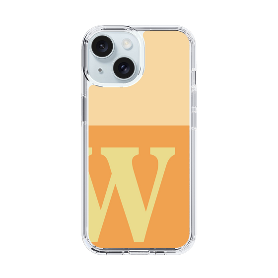 Slim Protection Case［ Original - initial two tone - W orange ］