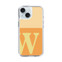 Slim Protection Case［ Original - initial two tone - W orange ］