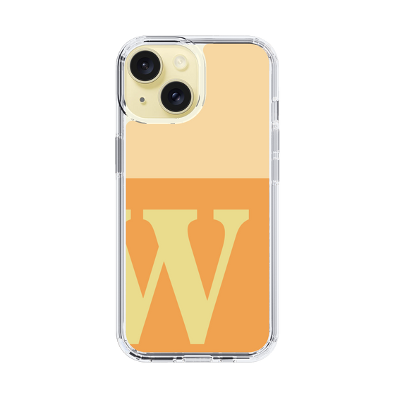 Slim Protection Case［ Original - initial two tone - W orange ］