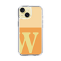 Slim Protection Case［ Original - initial two tone - W orange ］