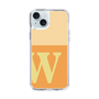 Slim Protection Case［ Original - initial two tone - W orange ］