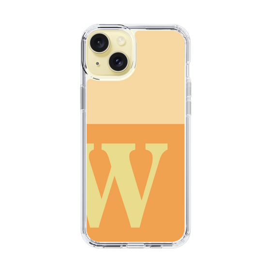 Slim Protection Case［ Original - initial two tone - W orange ］