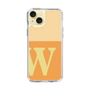 Slim Protection Case［ Original - initial two tone - W orange ］