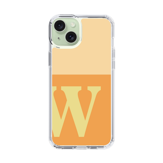 Slim Protection Case［ Original - initial two tone - W orange ］