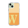 Slim Protection Case［ Original - initial two tone - W orange ］