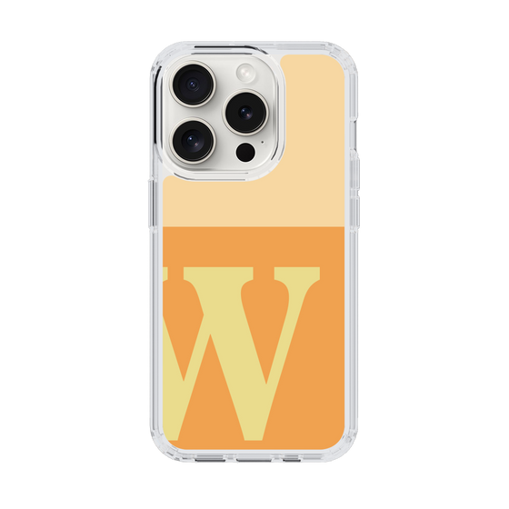 Slim Protection Case［ Original - initial two tone - W orange ］
