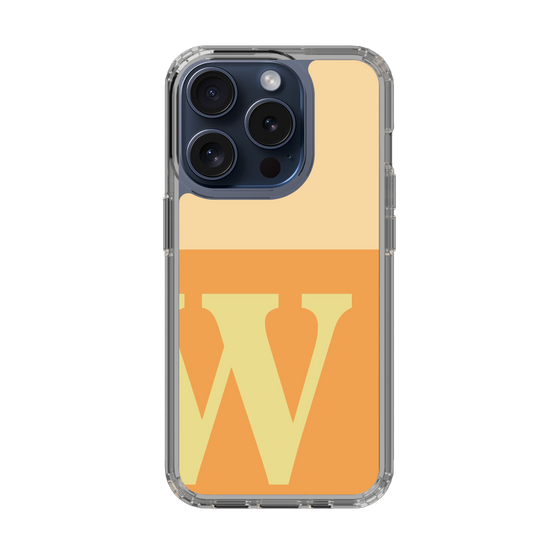 Slim Protection Case［ Original - initial two tone - W orange ］