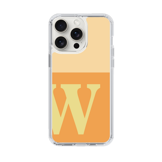 Slim Protection Case［ Original - initial two tone - W orange ］