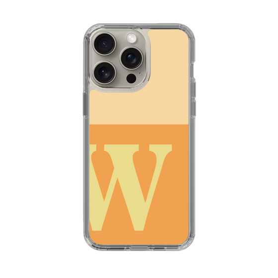 Slim Protection Case［ Original - initial two tone - W orange ］