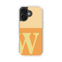 Slim Protection Case［ オリジナル - initial two tone - W orange ］