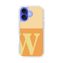 Slim Protection Case［ オリジナル - initial two tone - W orange ］