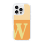 Slim Protection Case［ オリジナル - initial two tone - W orange ］