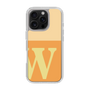 Slim Protection Case［ オリジナル - initial two tone - W orange ］