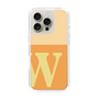 Slim Protection Case［ オリジナル - initial two tone - W orange ］
