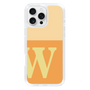 Slim Protection Case［ オリジナル - initial two tone - W orange ］