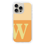 Slim Protection Case［ オリジナル - initial two tone - W orange ］