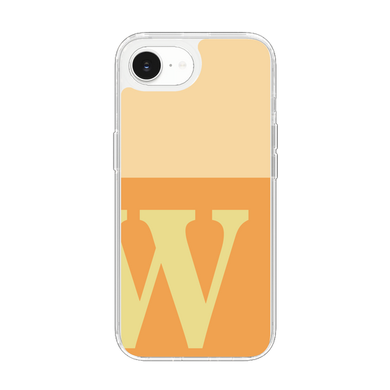 Slim Protection Case［ Original - initial two tone - W orange ］