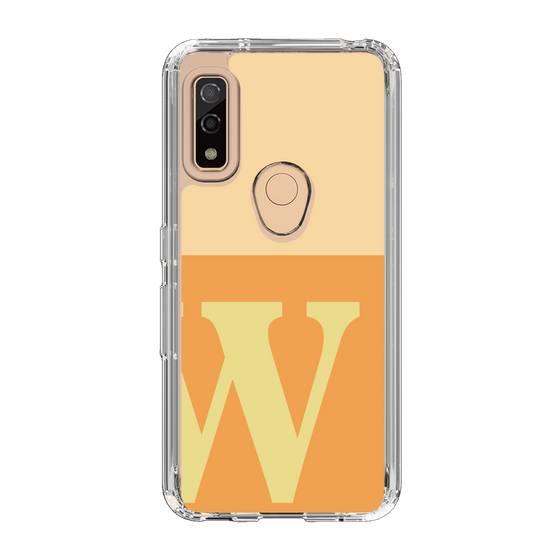 Slim Protection Case［ Original - initial two tone - W orange ］