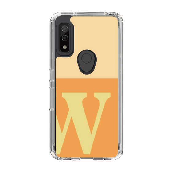 Slim Protection Case［ Original - initial two tone - W orange ］