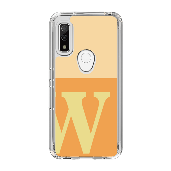 Slim Protection Case［ Original - initial two tone - W orange ］
