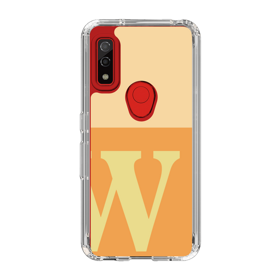 Slim Protection Case［ Original - initial two tone - W orange ］
