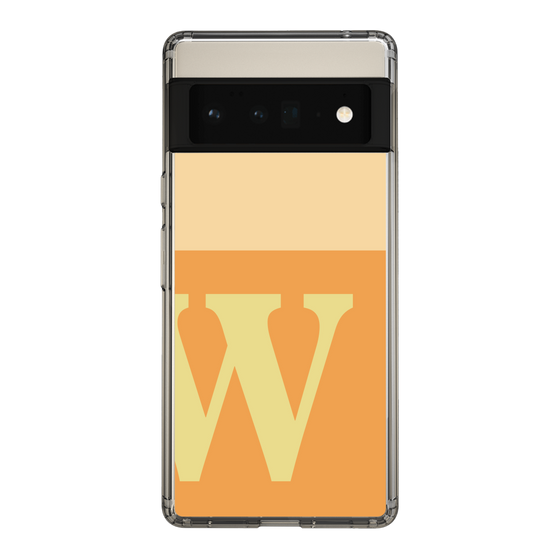 Slim Protection Case［ Original - initial two tone - W orange ］