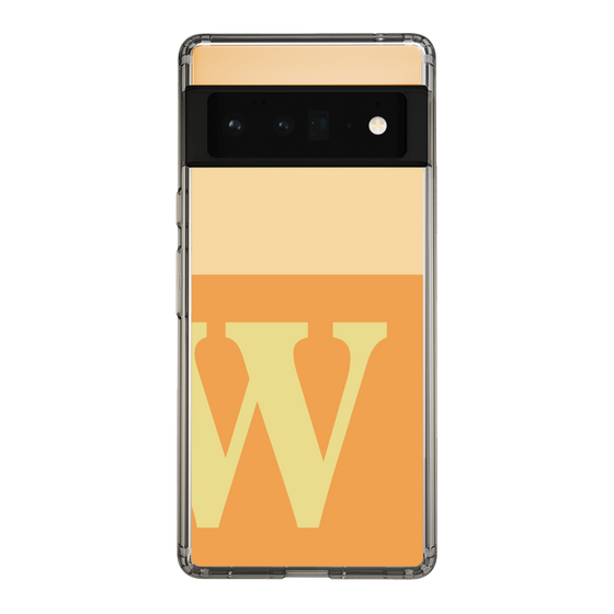 Slim Protection Case［ Original - initial two tone - W orange ］
