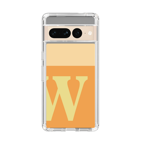 Slim Protection Case［ Original - initial two tone - W orange ］