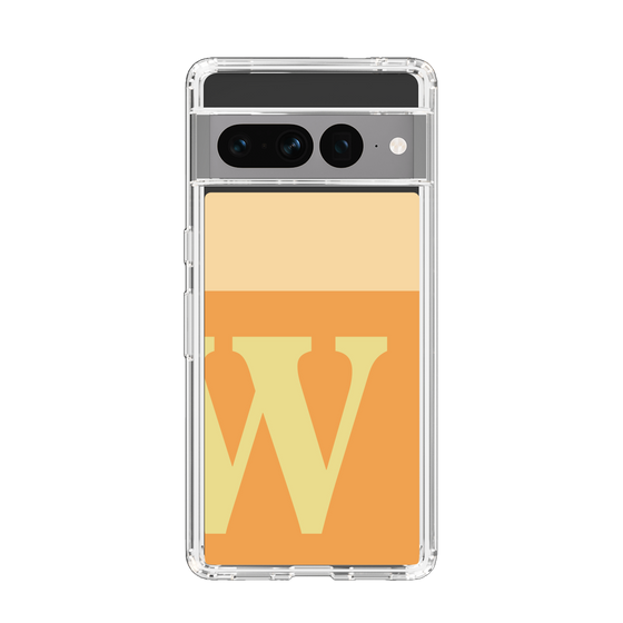 Slim Protection Case［ Original - initial two tone - W orange ］