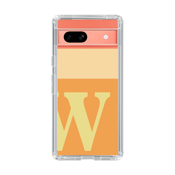 Slim Protection Case［ Original - initial two tone - W orange ］