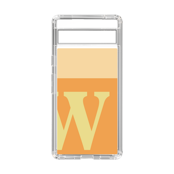 Slim Protection Case［ Original - initial two tone - W orange ］