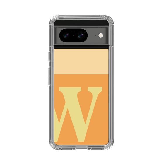 Slim Protection Case［ Original - initial two tone - W orange ］