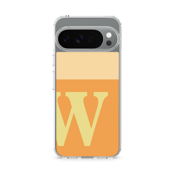 Slim Protection Case［ Original - initial two tone - W orange ］